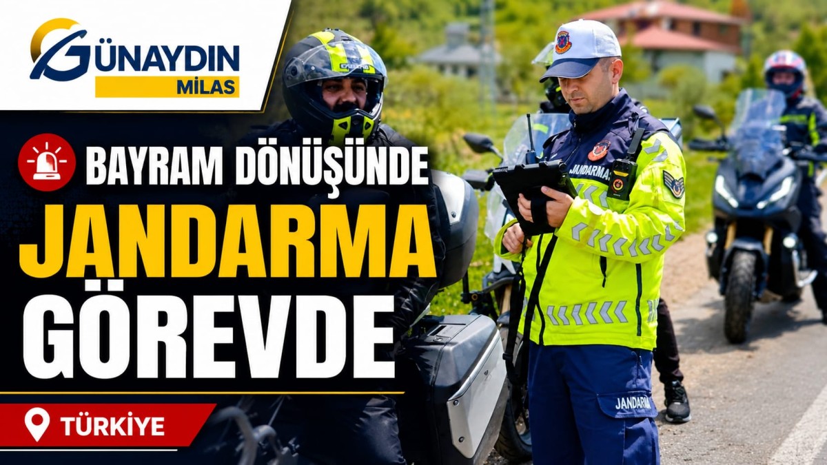 Bayram Dönüşünde Jandarma Görev Başında