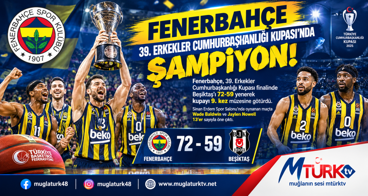 Fenerbahçe Tarfin Cumhurbaşkanlığı Kupası’nı 9. Kez Kazandı