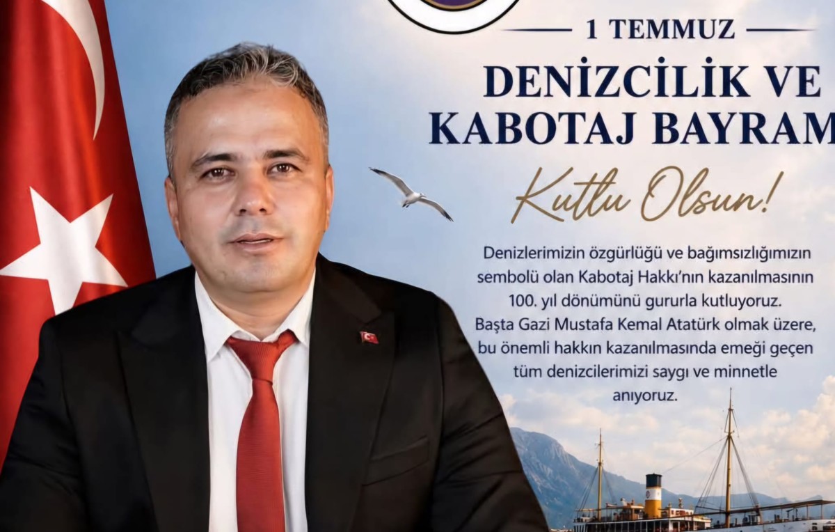 Fethiye Esnaf ve Sanatkârlar Odası Başkanı Kamil Mutlu Demirtaş’tan Kabotaj Bayramı Mesajı