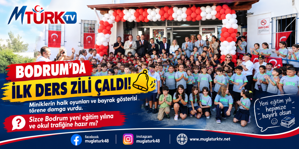 Tamer Mandalinci ve İlçe Protokolü Sınıfları Gezdi: Bodrum’da Yeni Eğitim Yılı Heyecanı