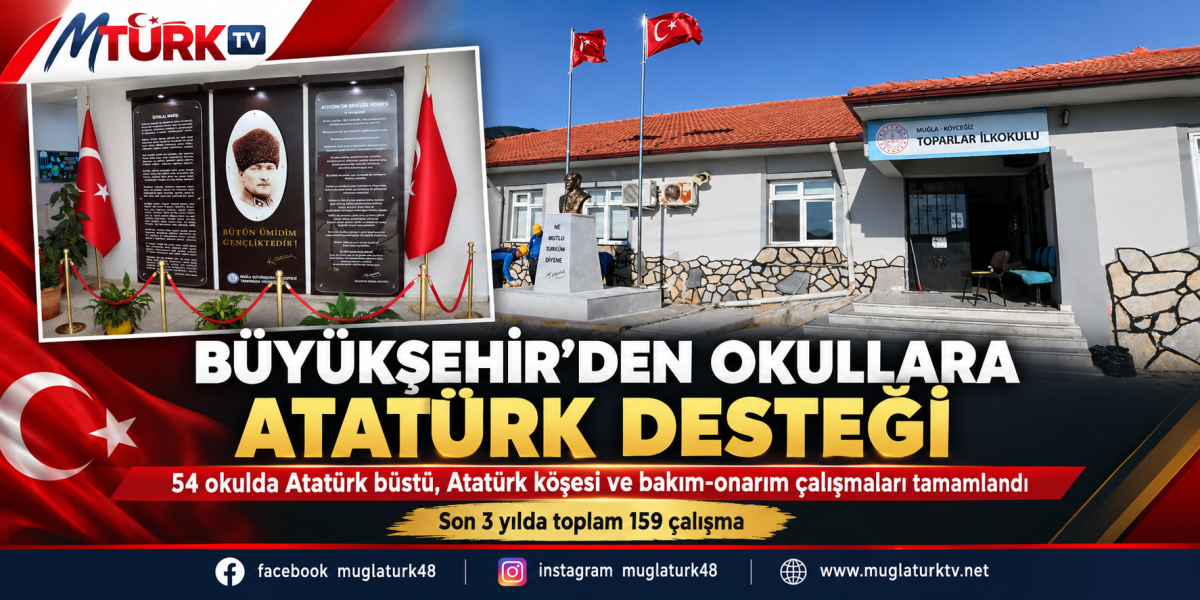 Muğla’da Yeni Ders Yılına Tertemiz Başlangıç: Büyükşehir Belediyesi Okulları Baştan Aşağı Yeniledi